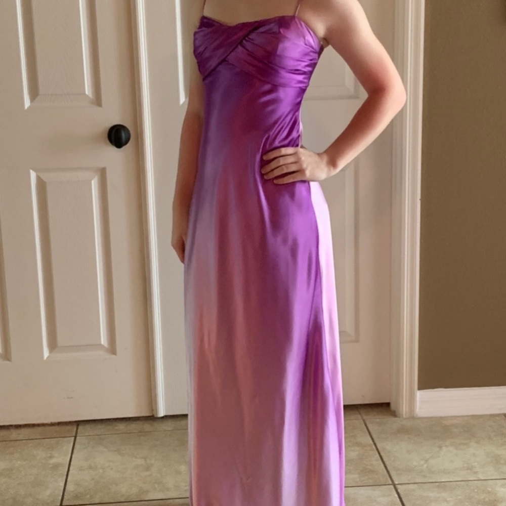 Prom dress purple fitted size small